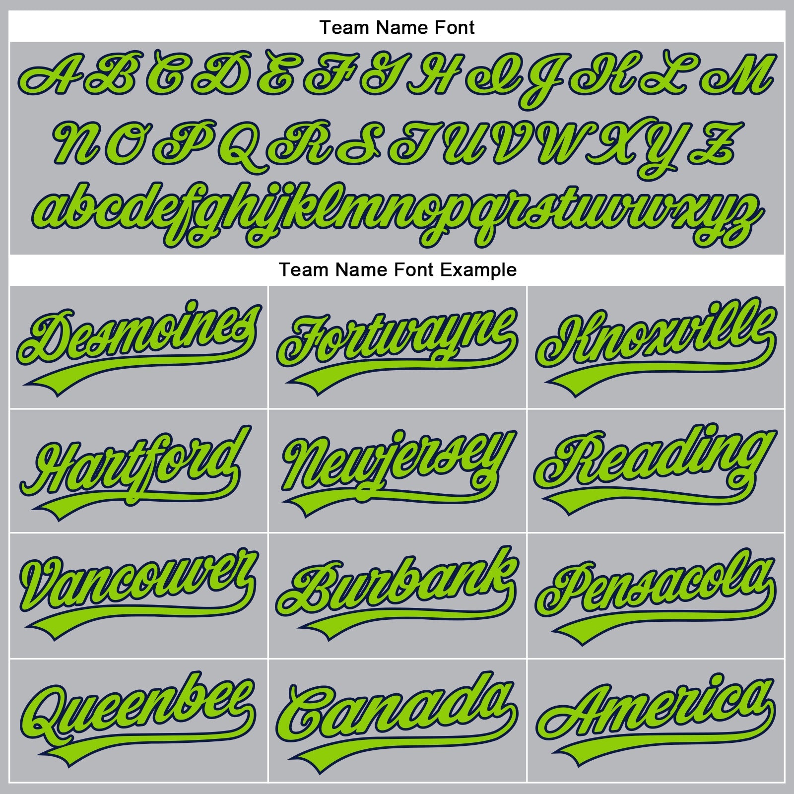 Custom Gray Navy Pinstripe Neon Green Authentic Baseball Jersey - Sky-Custom