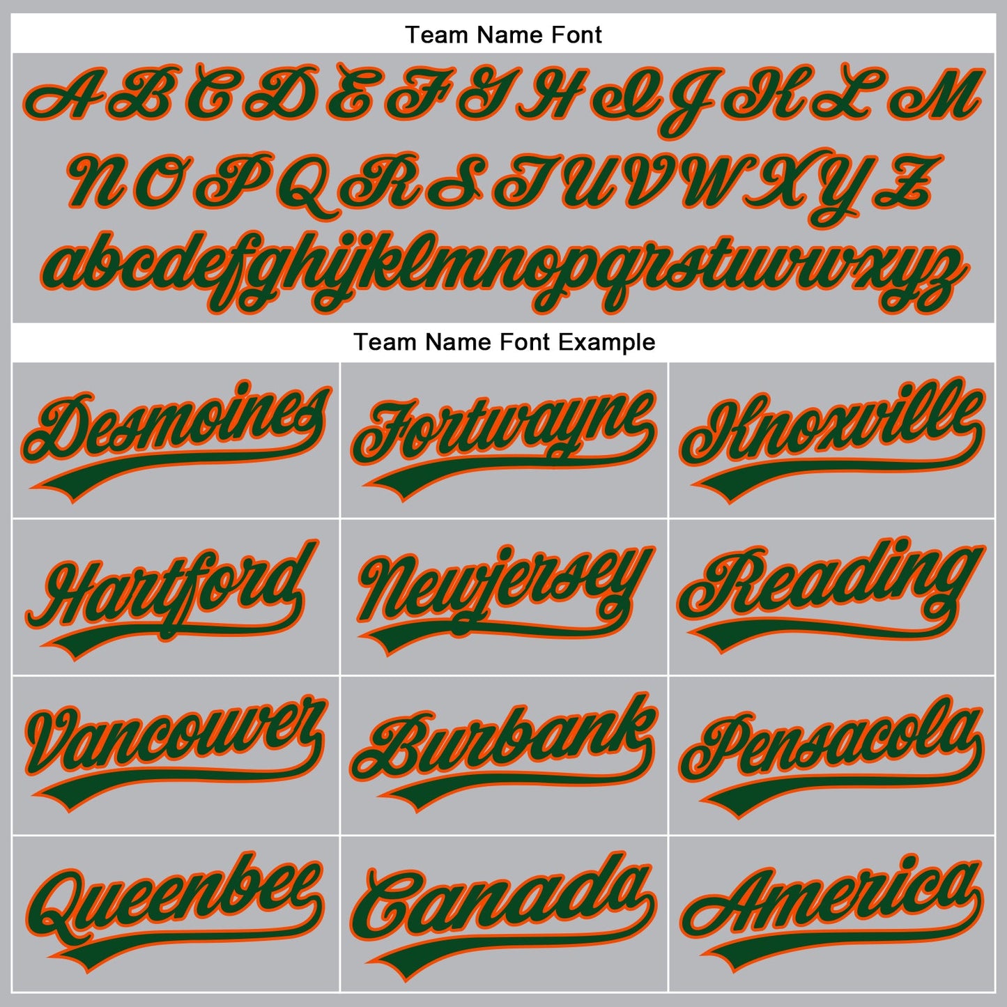 Custom Gray Green Pinstripe Orange Authentic Baseball Jersey - Sky-Custom