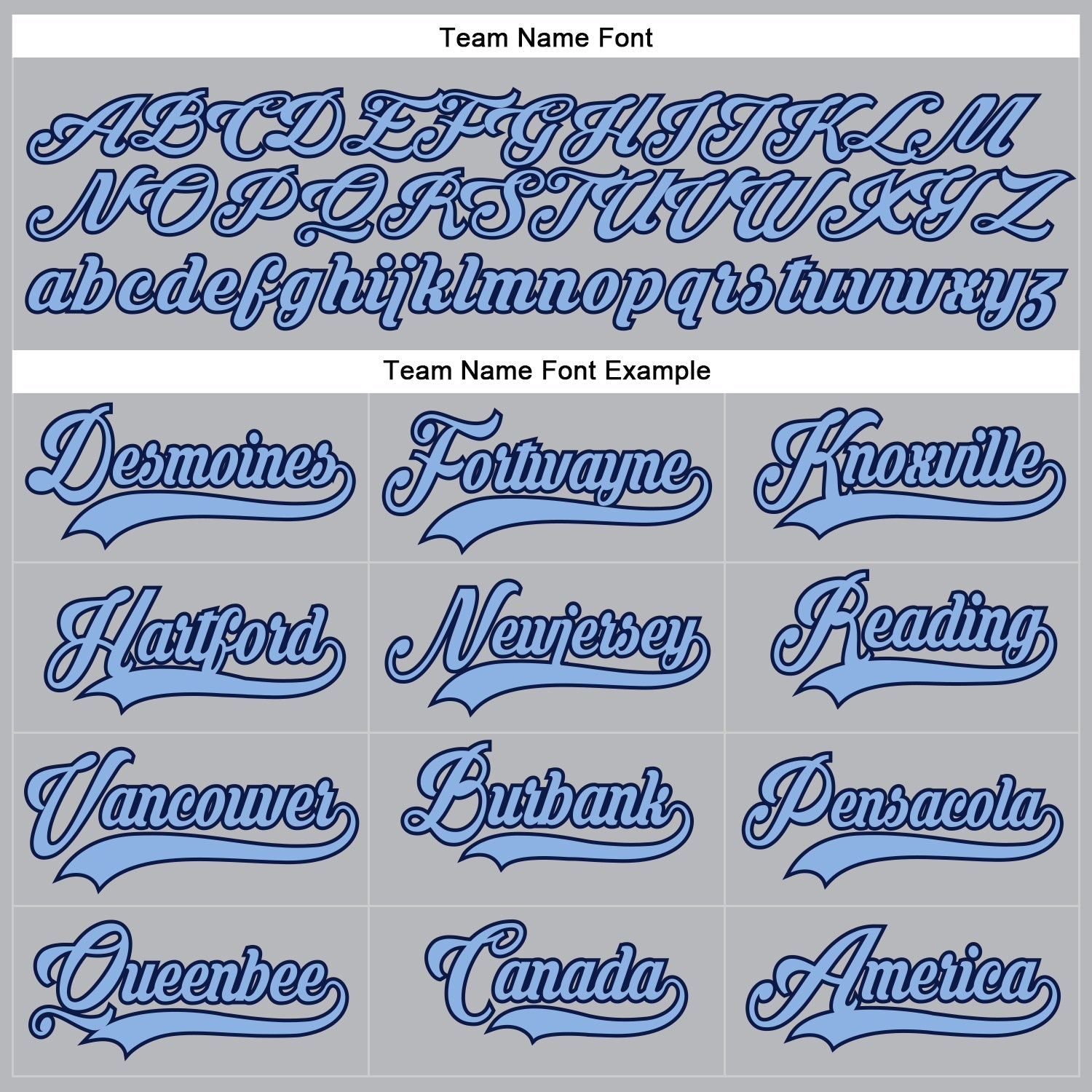Custom Gray Light Blue-Navy Hockey Lace Neck Jersey - Sky-Custom