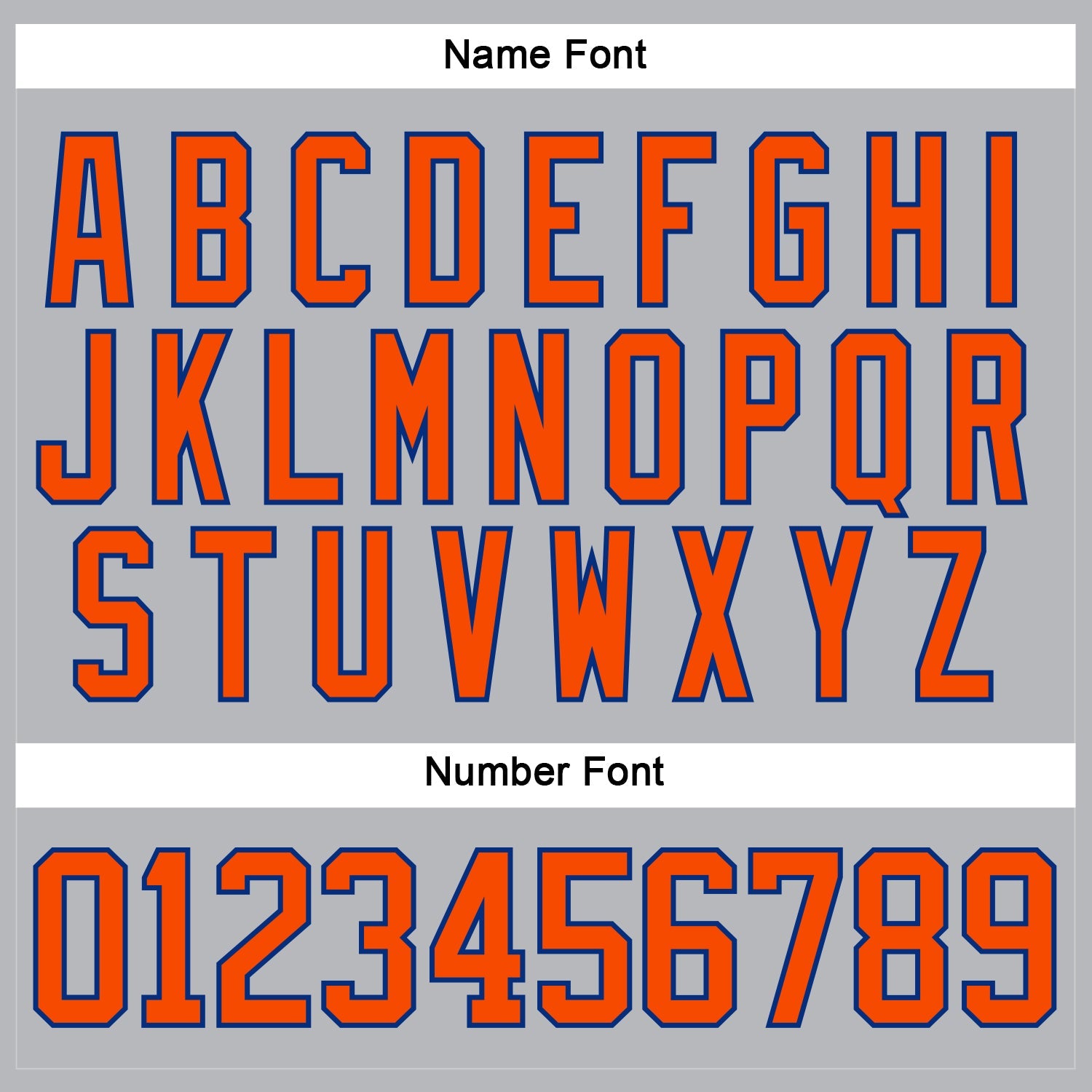Custom Gray Orange-Royal Hockey Lace Neck Jersey - Sky-Custom