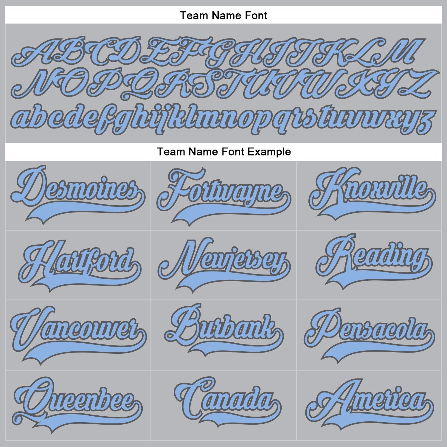 Custom Gray Light Blue-Steel Gray Hockey Lace Neck Jersey - Sky-Custom
