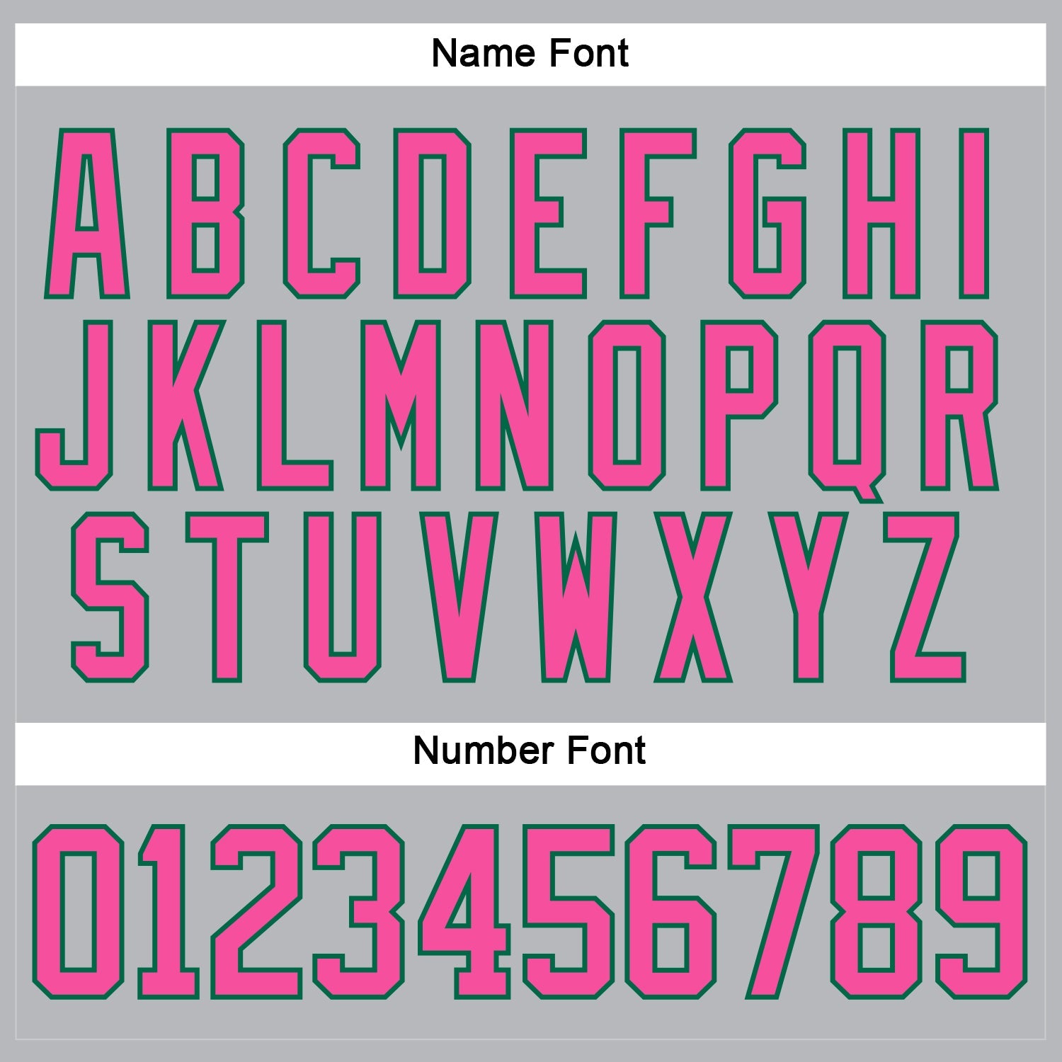 Custom Gray Pink-Kelly Green Hockey Lace Neck Jersey - Sky-Custom