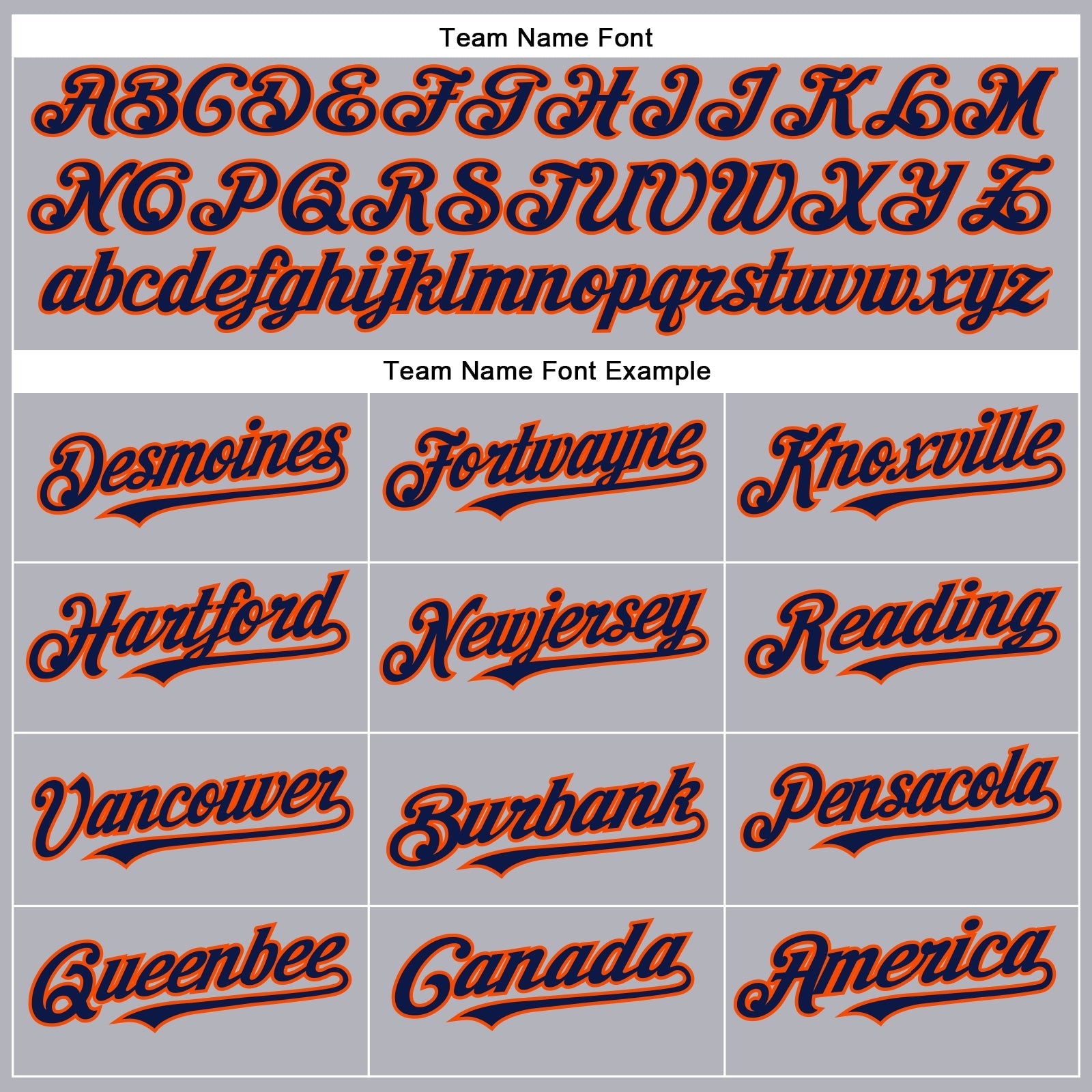 Custom Gray Navy-Orange Authentic Baseball Jersey - Sky-Custom