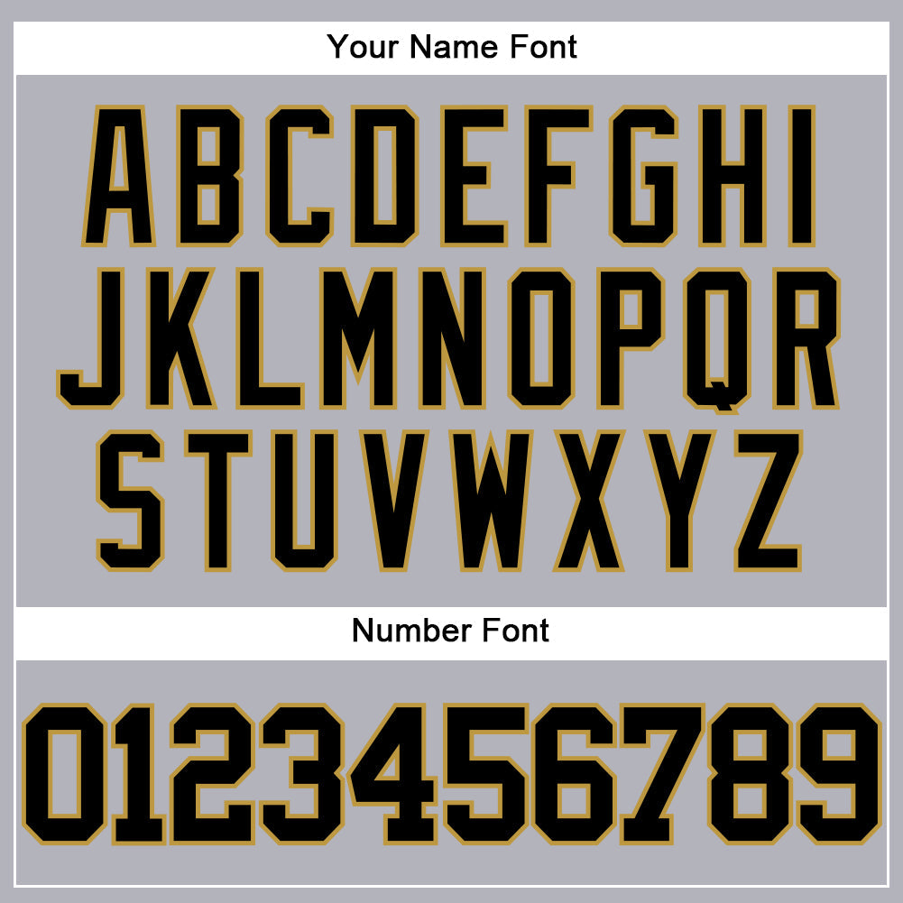 Custom Gray Black-Old Gold Authentic Baseball Jersey - Sky-Custom