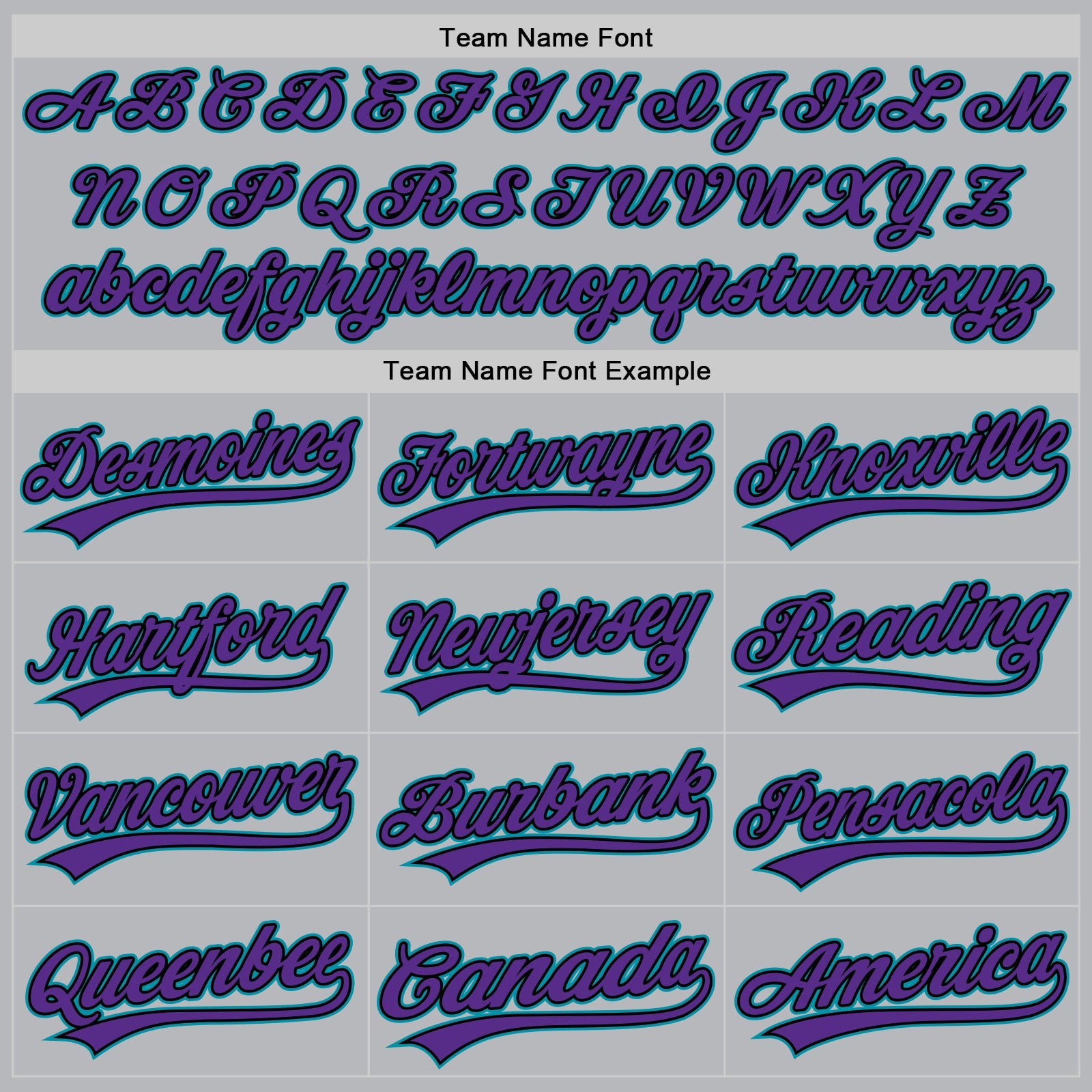 Custom Gray Purple Black-Teal Authentic Throwback Baseball Jersey - Sky-Custom
