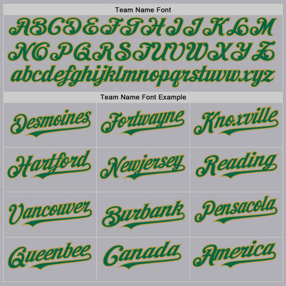Custom Gray Kelly Green-Old Gold Mesh Authentic Throwback Baseball Jersey - Sky-Custom
