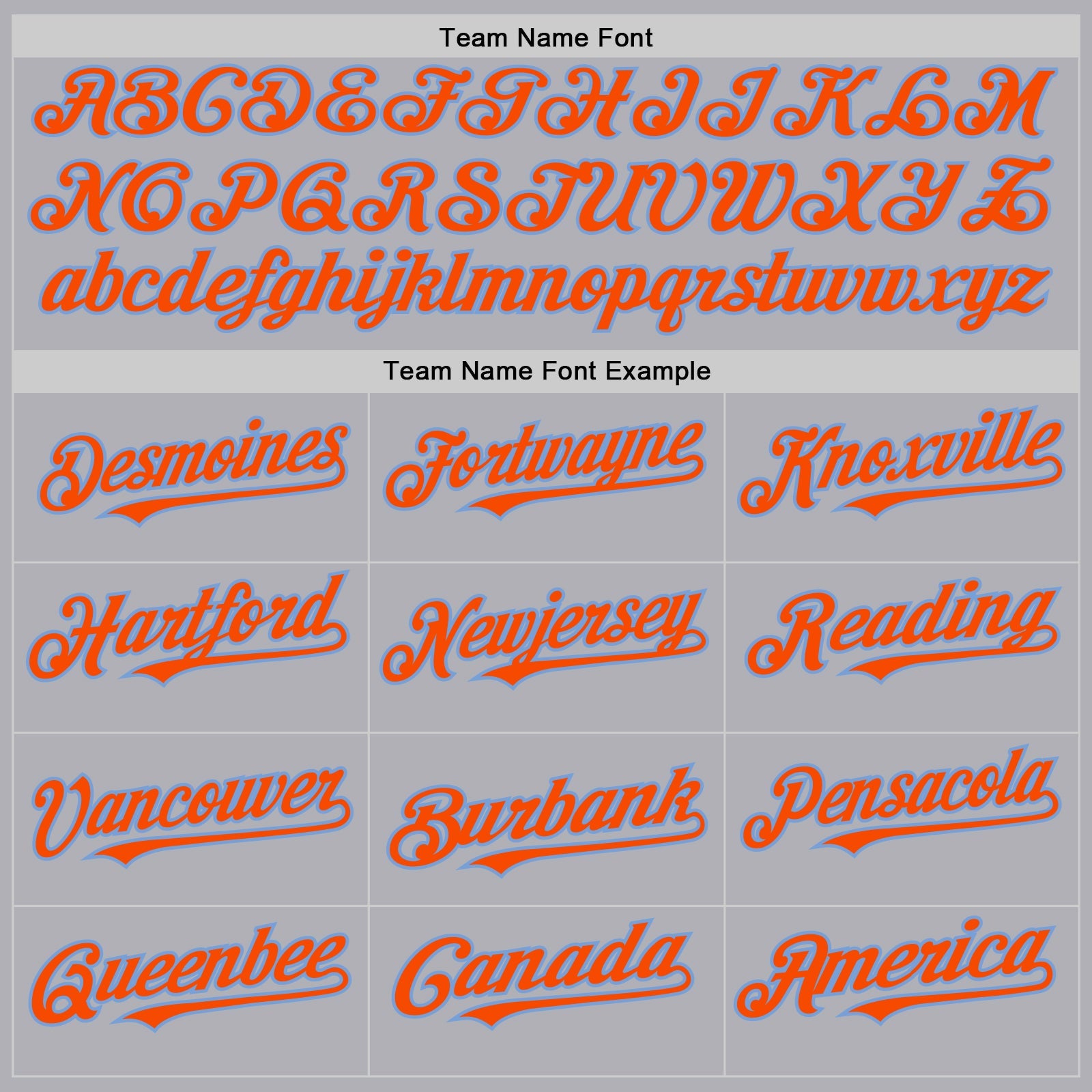 Custom Gray Orange-Powder Blue Mesh Authentic Throwback Baseball Jersey - Sky-Custom