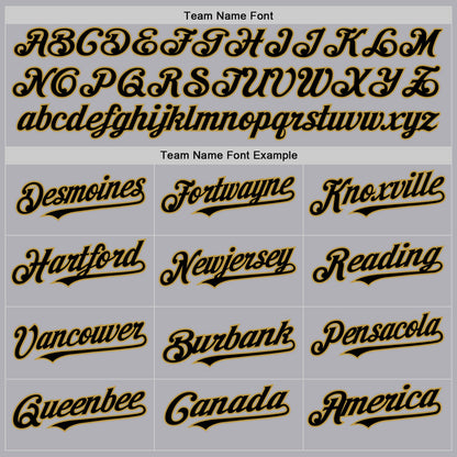 Custom Gray Black-Old Gold Mesh Authentic Throwback Baseball Jersey - Sky-Custom