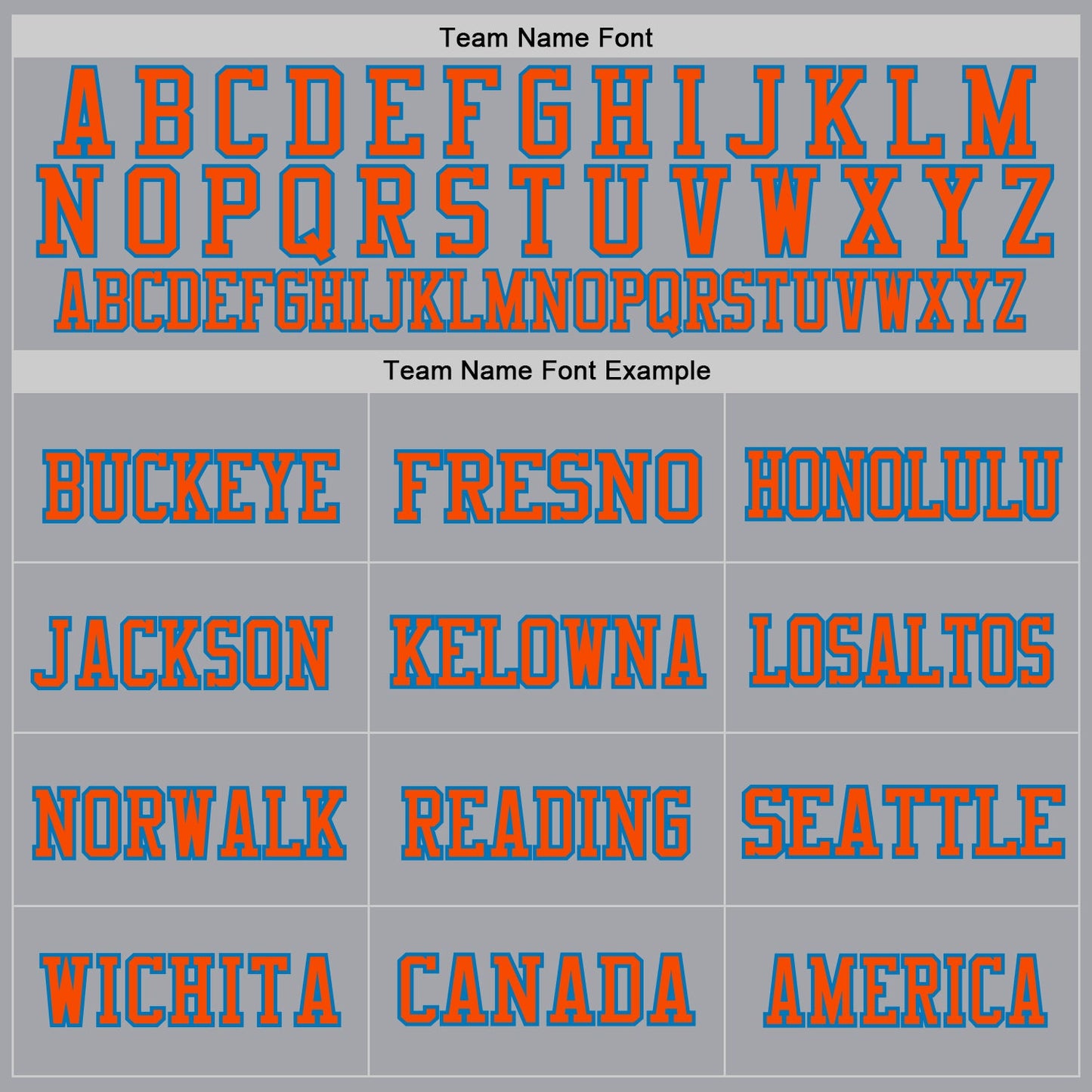 Custom Gray Orange-Blue Mesh Authentic Throwback Football Jersey - Sky-Custom