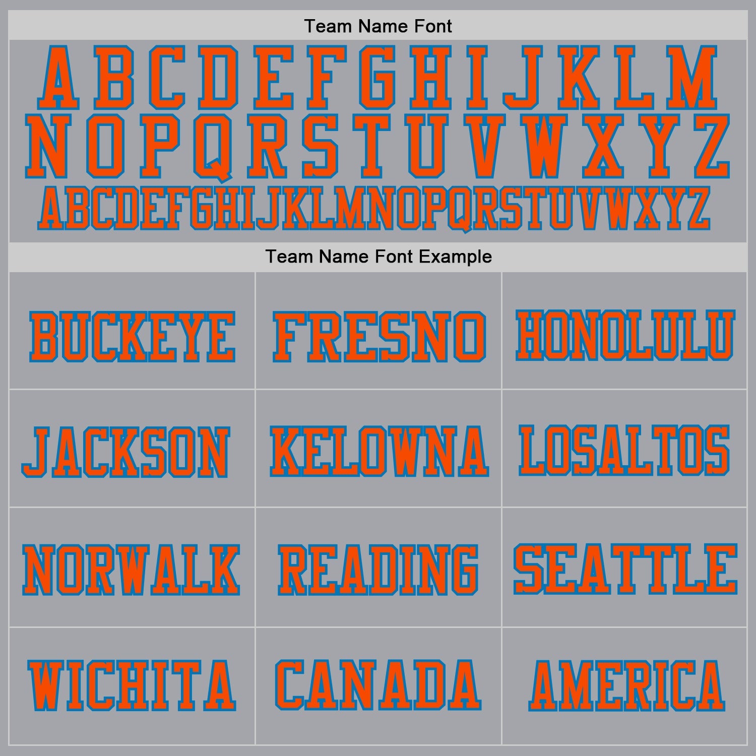 Custom Gray Orange-Blue Mesh Authentic Throwback Football Jersey - Sky-Custom