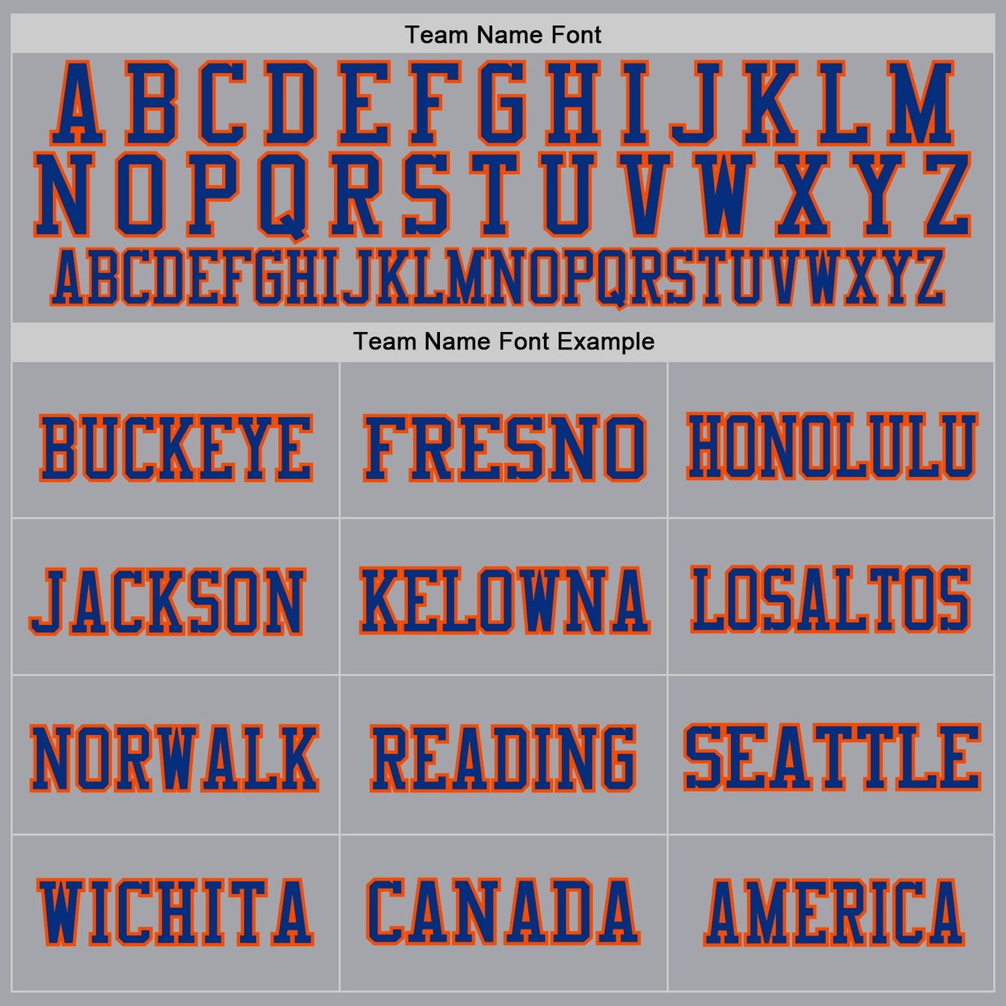 Custom Gray Royal-Orange Mesh Authentic Throwback Football Jersey - Sky-Custom