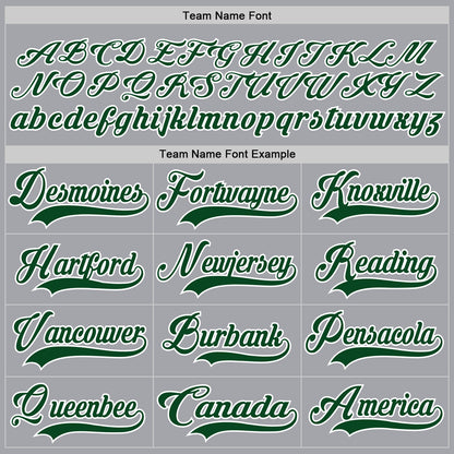 Custom Gray Green-White Hockey Lace Neck Jersey - Sky-Custom