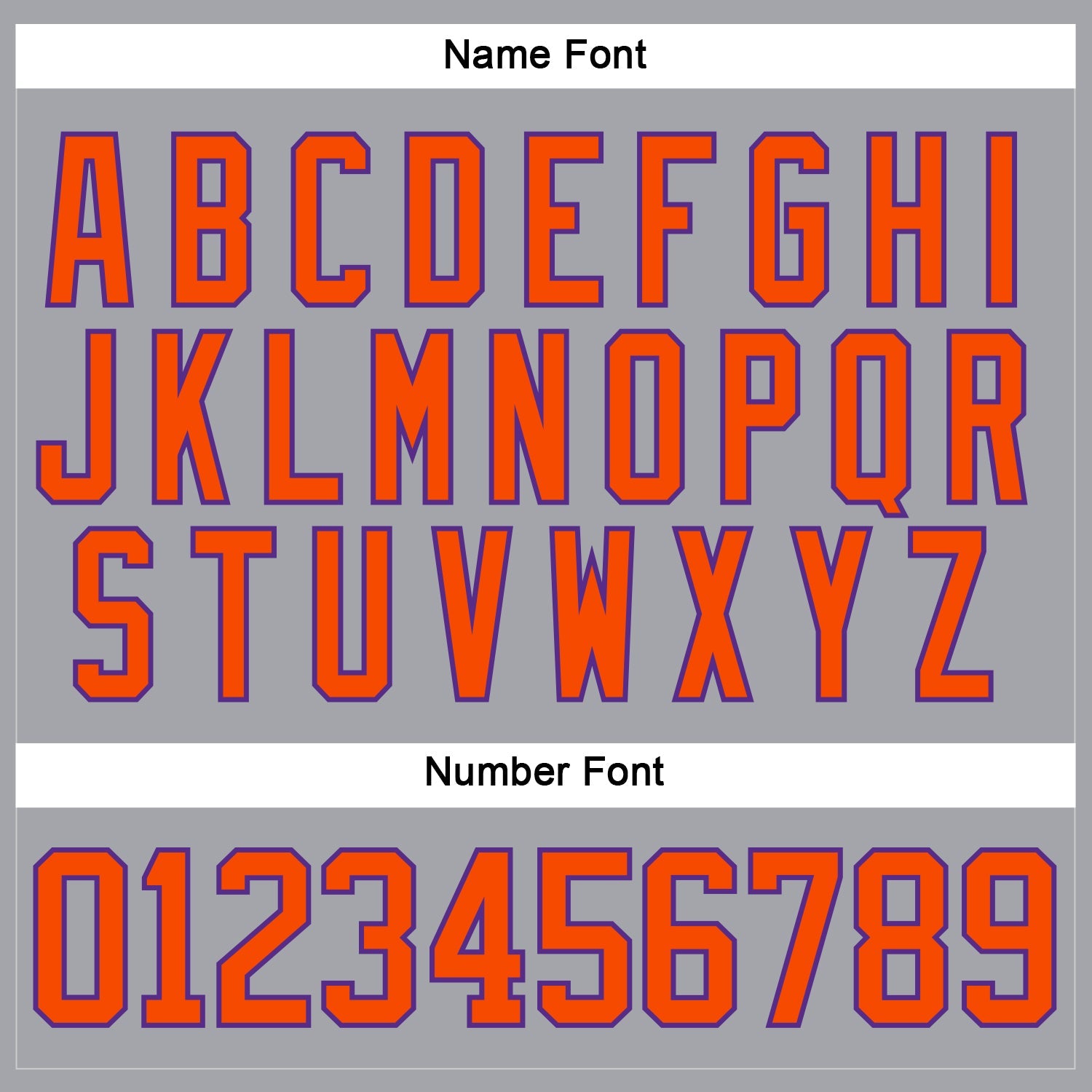 Custom Gray Orange-Purple Hockey Lace Neck Jersey - Sky-Custom