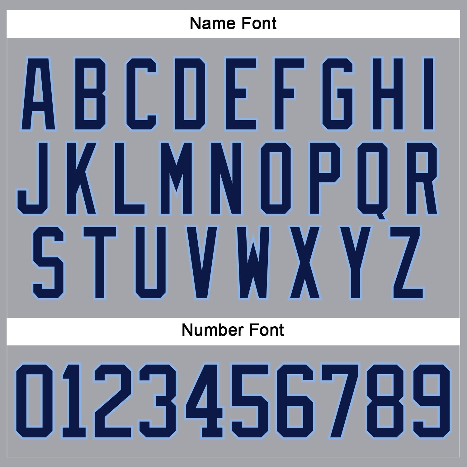 Custom Gray Navy-Light Blue Hockey Lace Neck Jersey - Sky-Custom