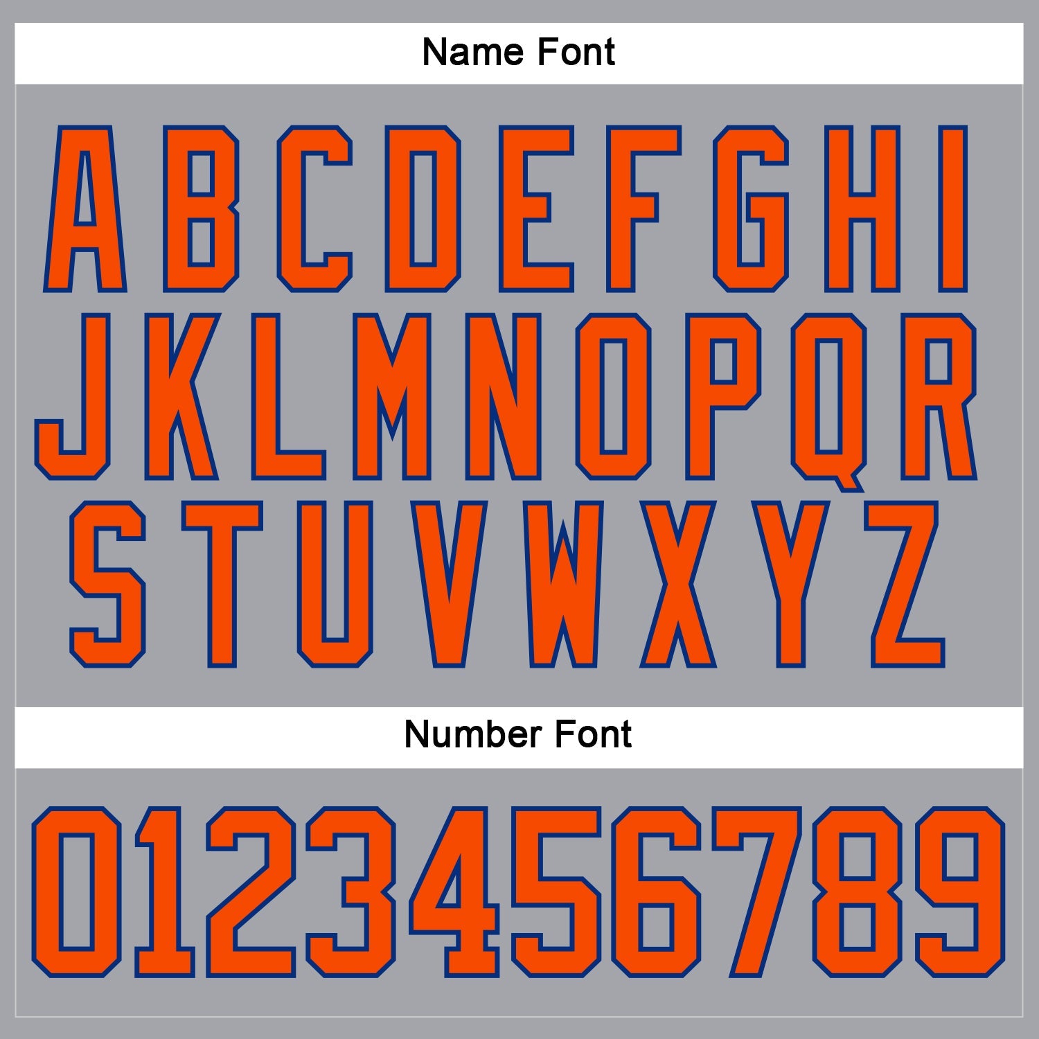 Custom Gray Orange-Royal Hockey Lace Neck Jersey - Sky-Custom