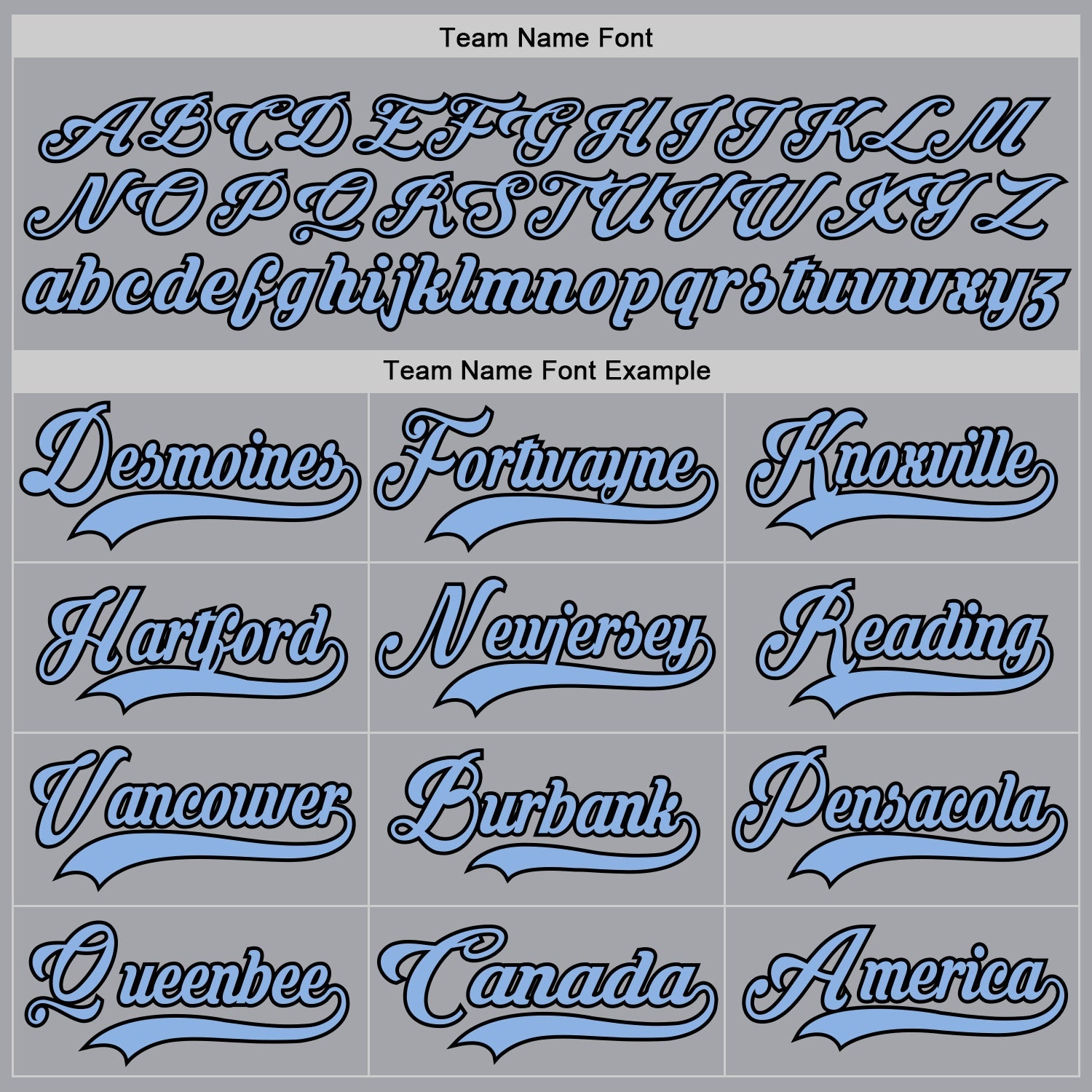 Custom Gray Light Blue-Black Hockey Lace Neck Jersey - Sky-Custom