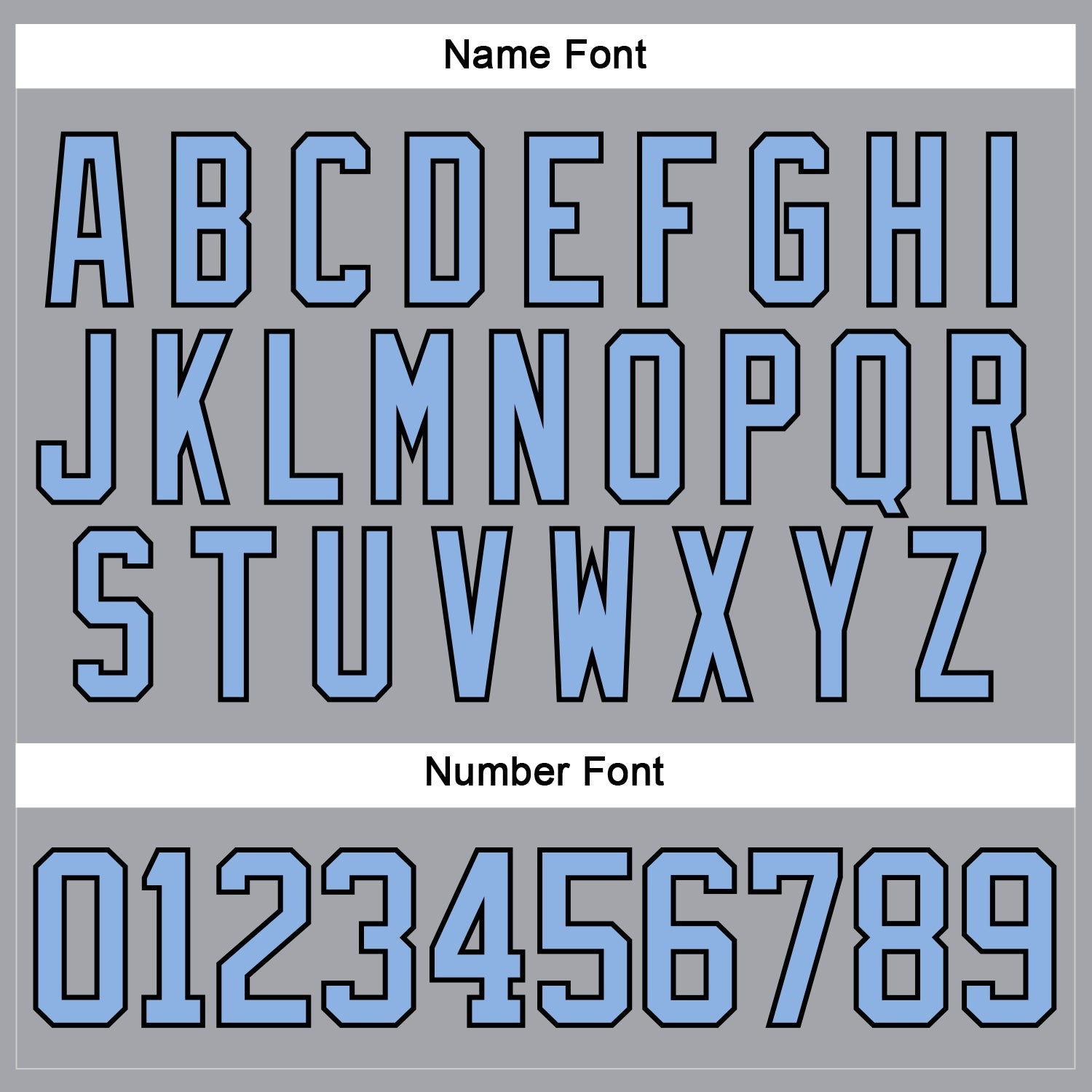 Custom Gray Light Blue-Black Hockey Lace Neck Jersey - Sky-Custom