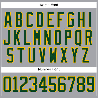 Custom Gray Green-Gold Hockey Lace Neck Jersey - Sky-Custom