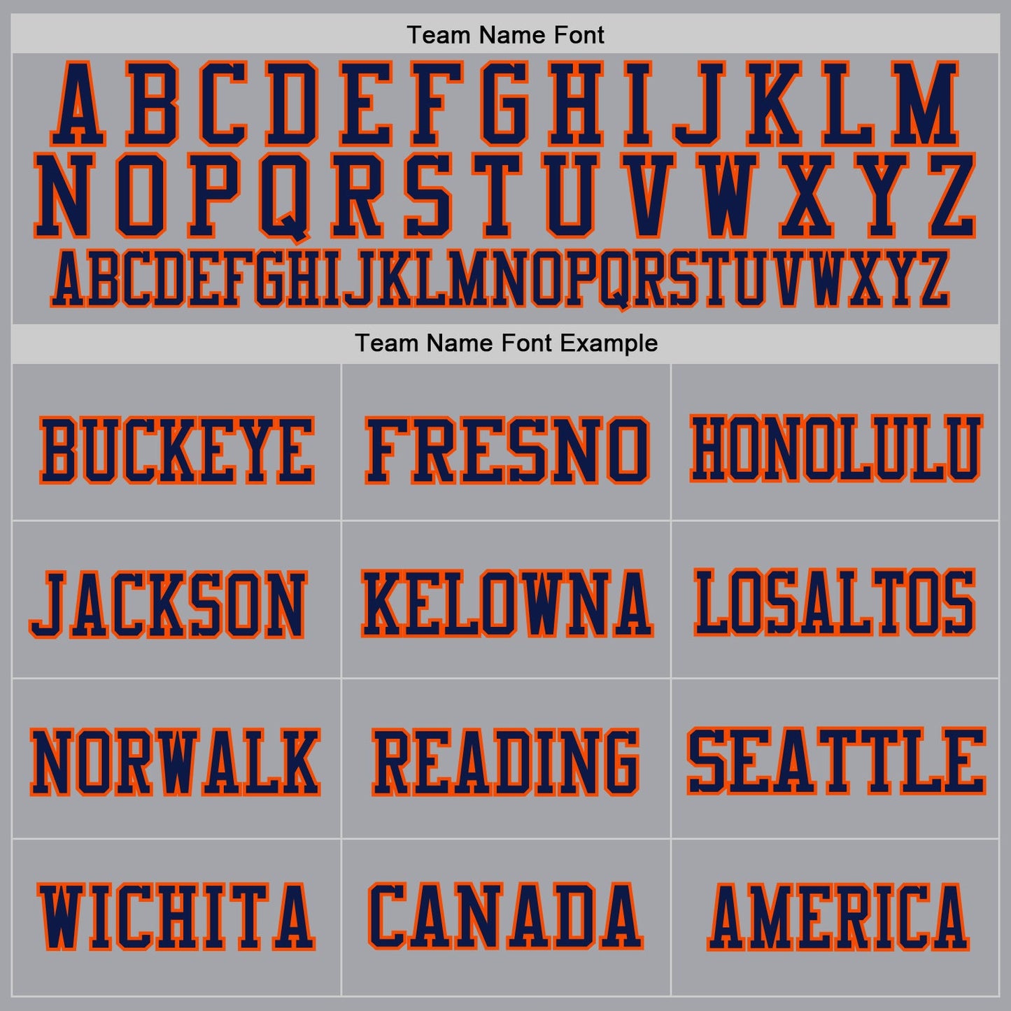 Custom Gray Navy-Orange Mesh Authentic Throwback Football Jersey - Sky-Custom