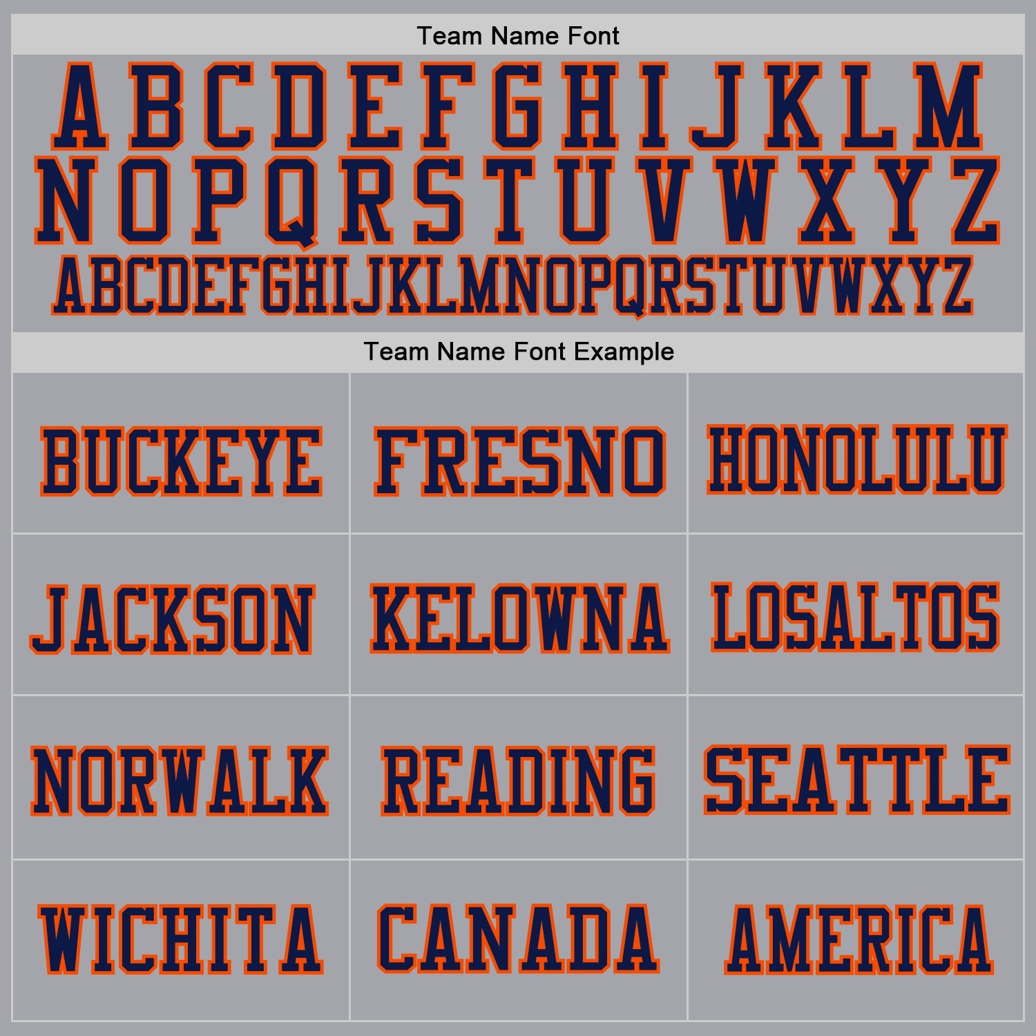 Custom Gray Navy-Orange Mesh Authentic Throwback Football Jersey - Sky-Custom