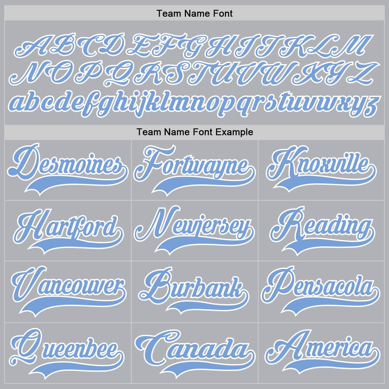 Custom Gray Light Blue-White Hockey Jersey - Sky-Custom