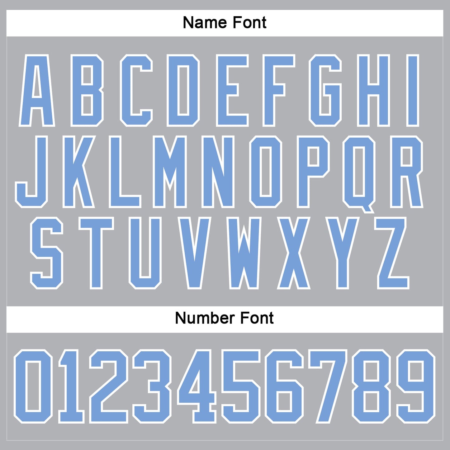 Custom Gray Light Blue-White Hockey Jersey - Sky-Custom