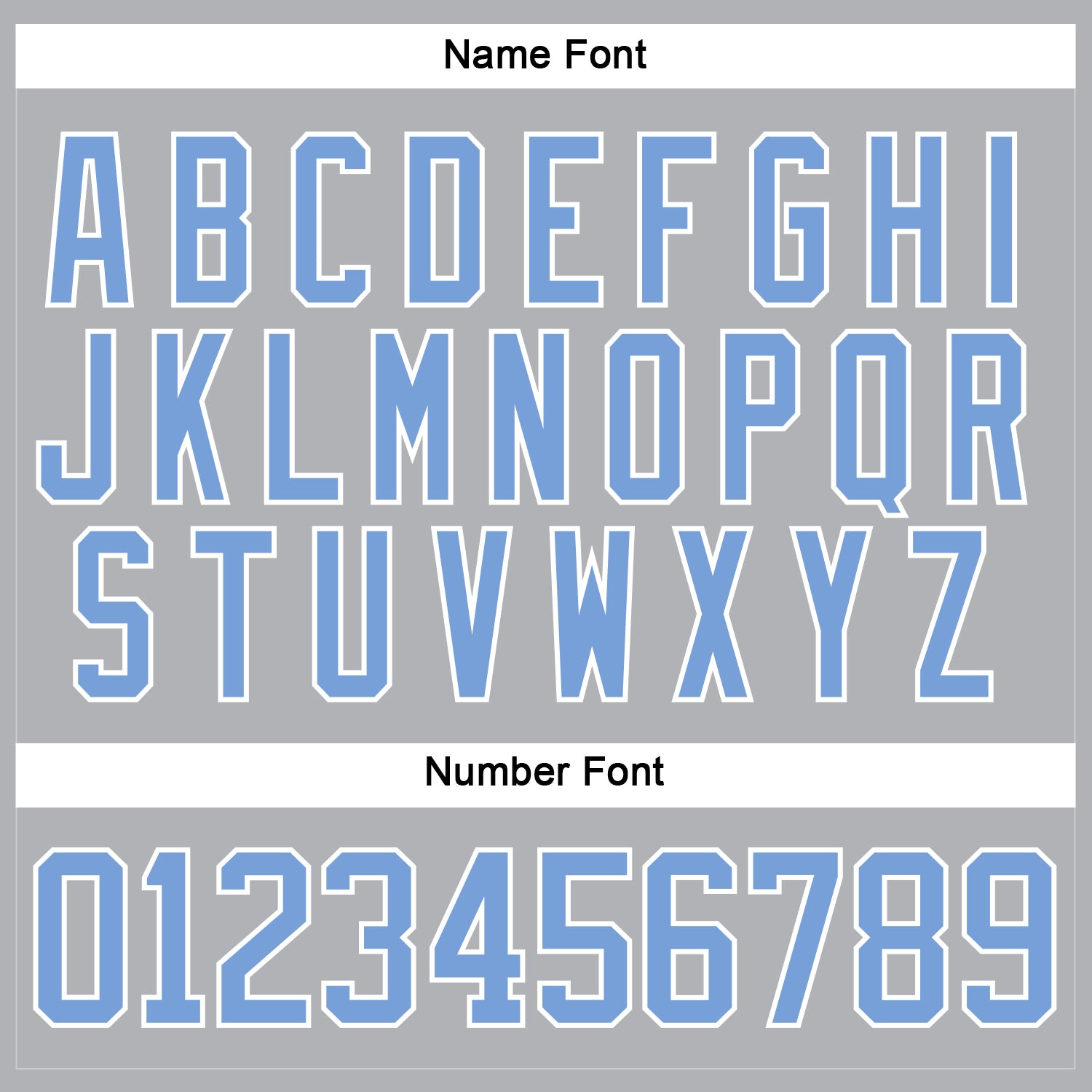 Custom Gray Light Blue-White Hockey Jersey - Sky-Custom