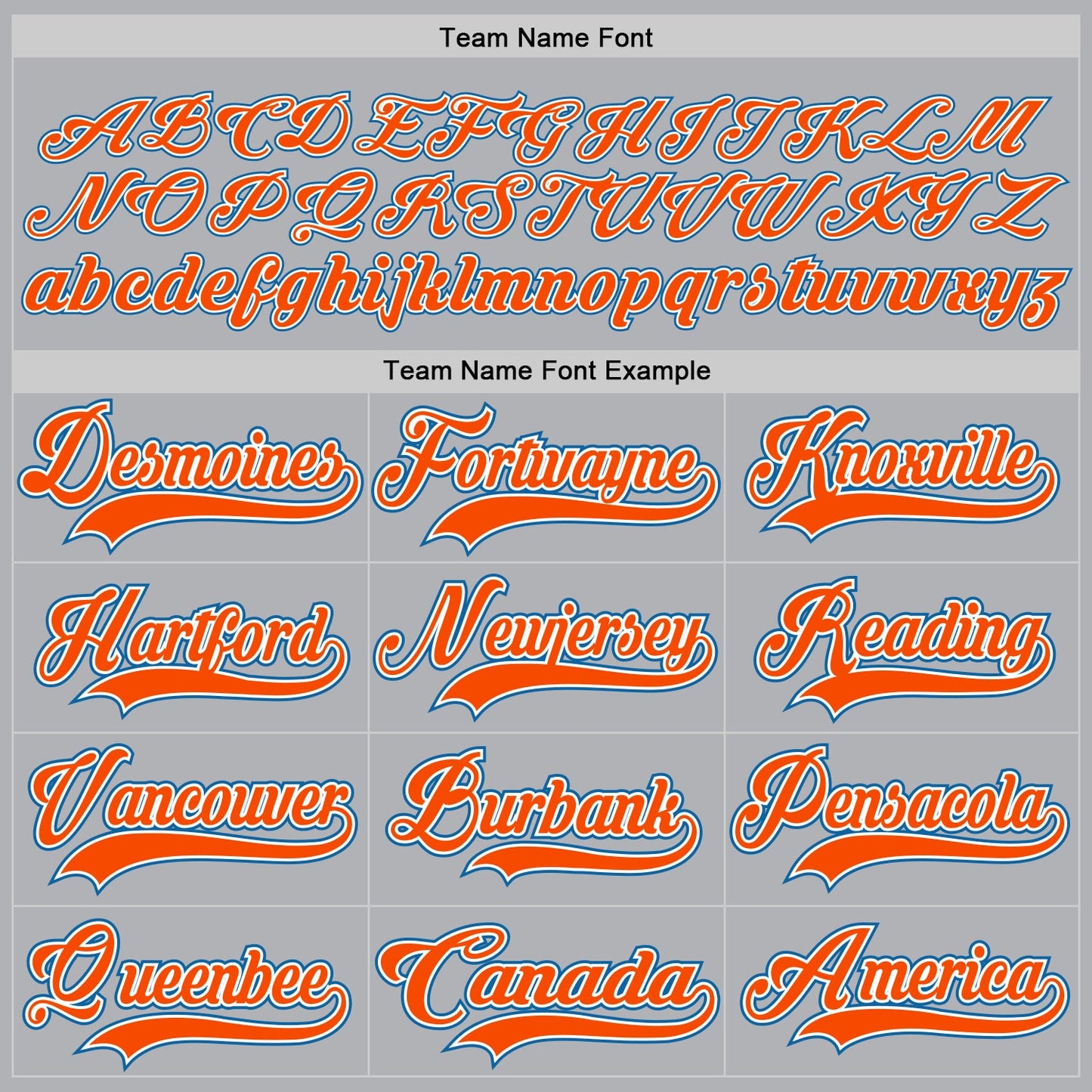 Custom Gray Orange-Blue Hockey Jersey - Sky-Custom