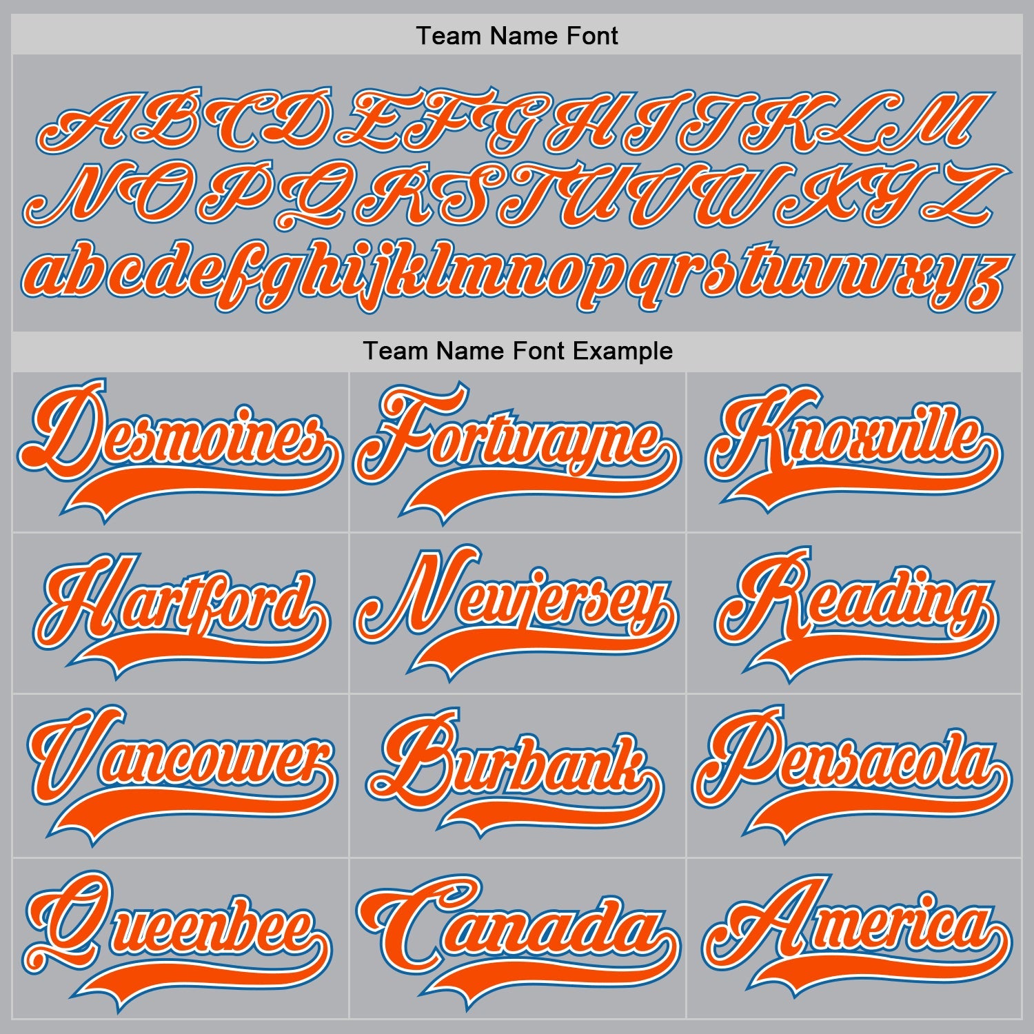 Custom Gray Orange-Blue Hockey Jersey - Sky-Custom