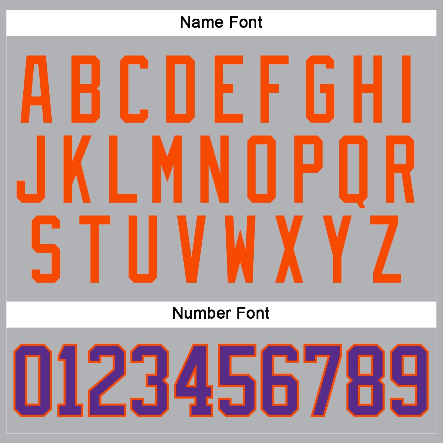 Custom Gray Purple-Orange Hockey Jersey - Sky-Custom