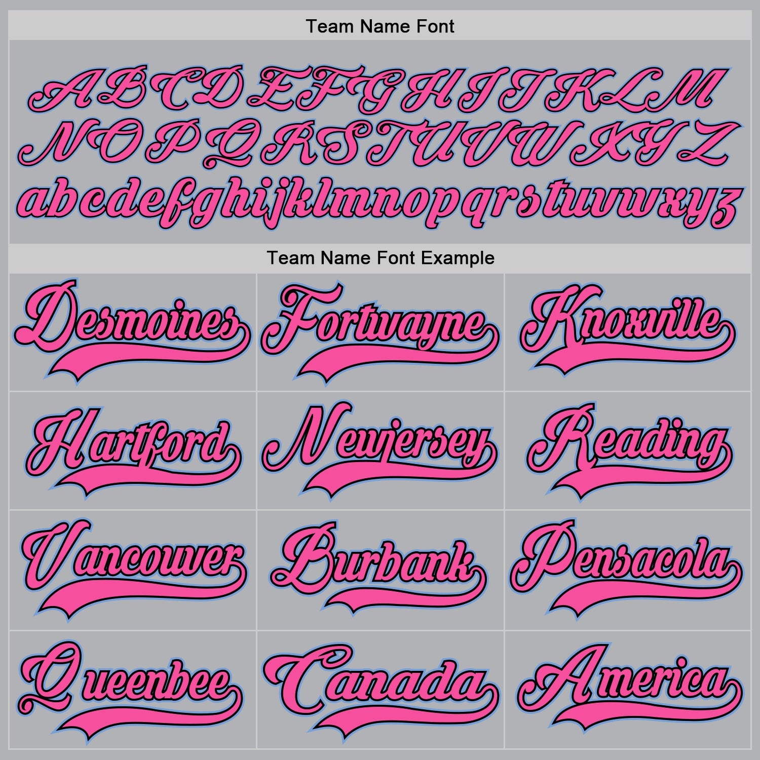 Custom Gray Light Blue Black-Pink Hockey Jersey - Sky-Custom