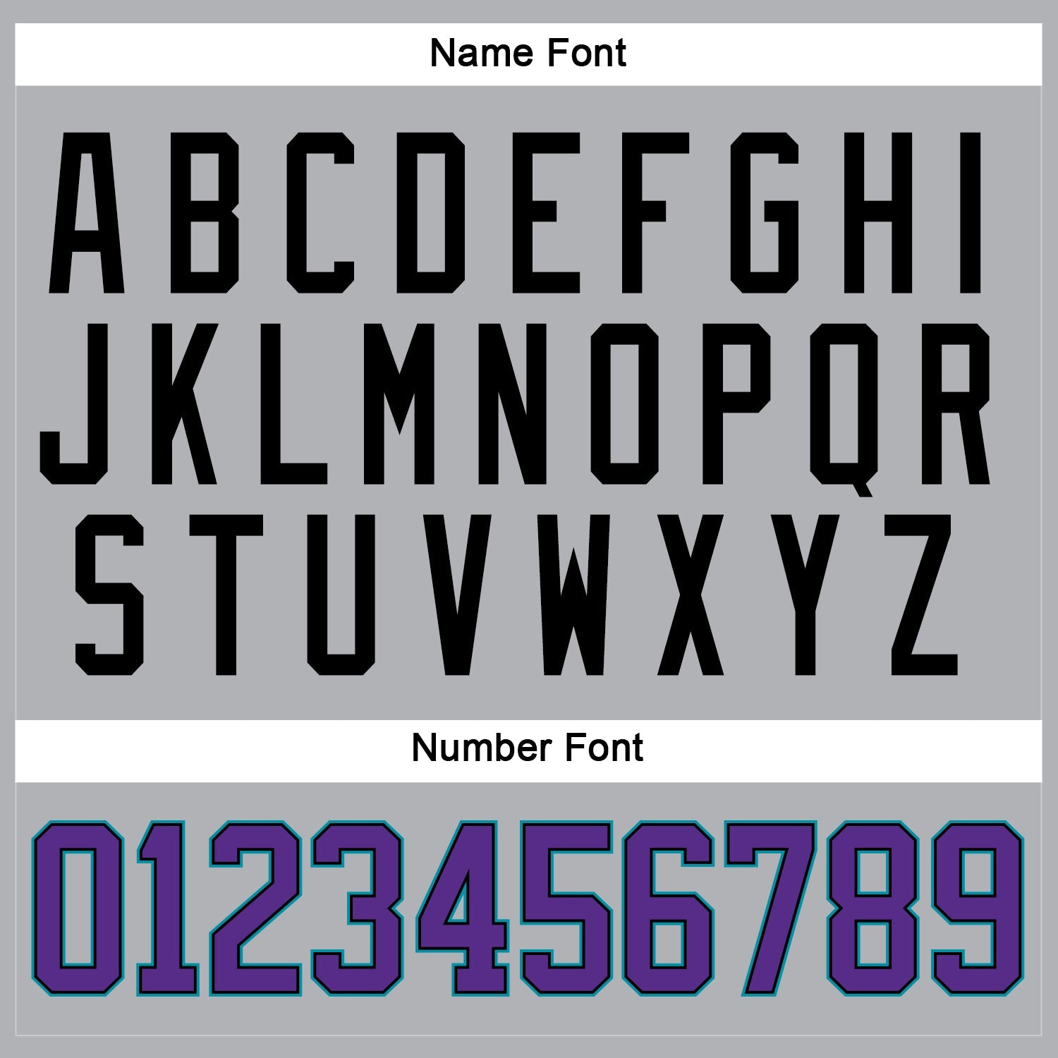 Custom Gray Purple Black-Teal Hockey Jersey - Sky-Custom
