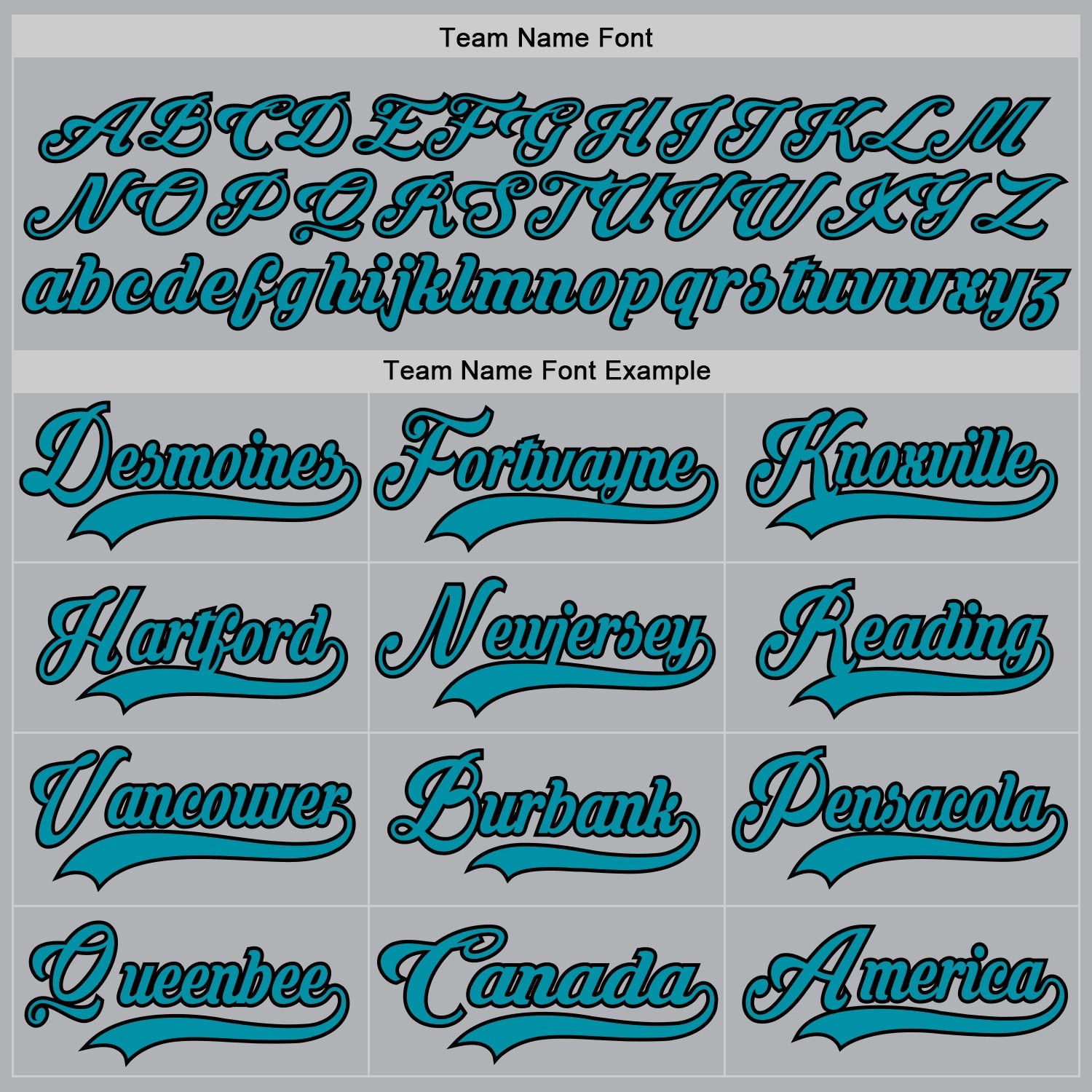 Custom Gray Teal-Black Hockey Jersey - Sky-Custom