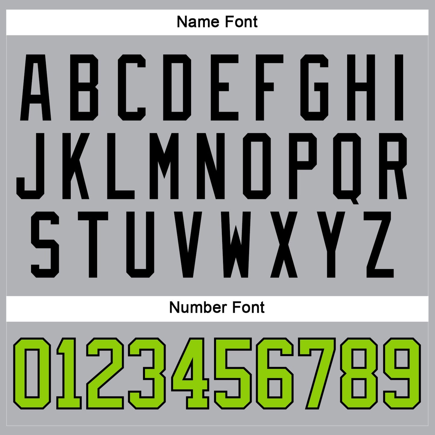Custom Gray Neon Green-Black Hockey Jersey - Sky-Custom