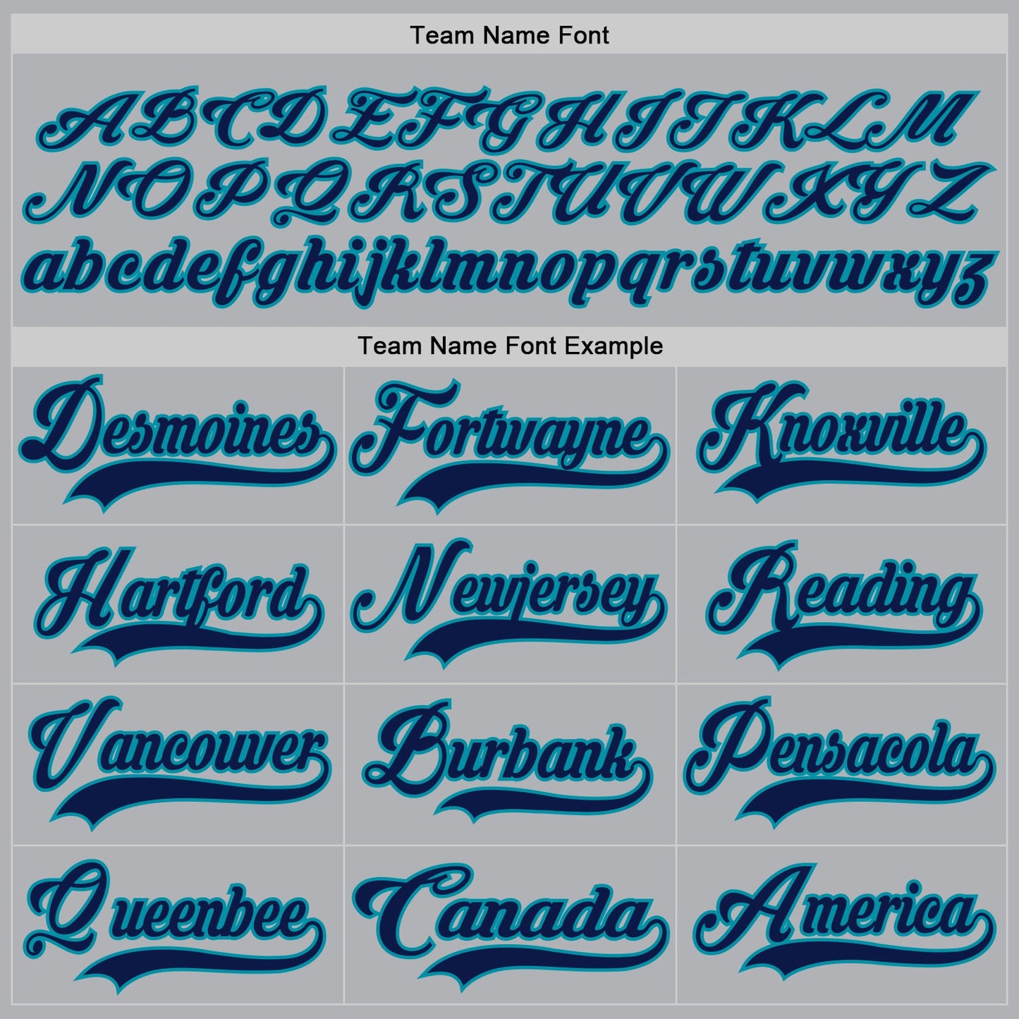 Custom Gray Navy-Teal Hockey Jersey - Sky-Custom