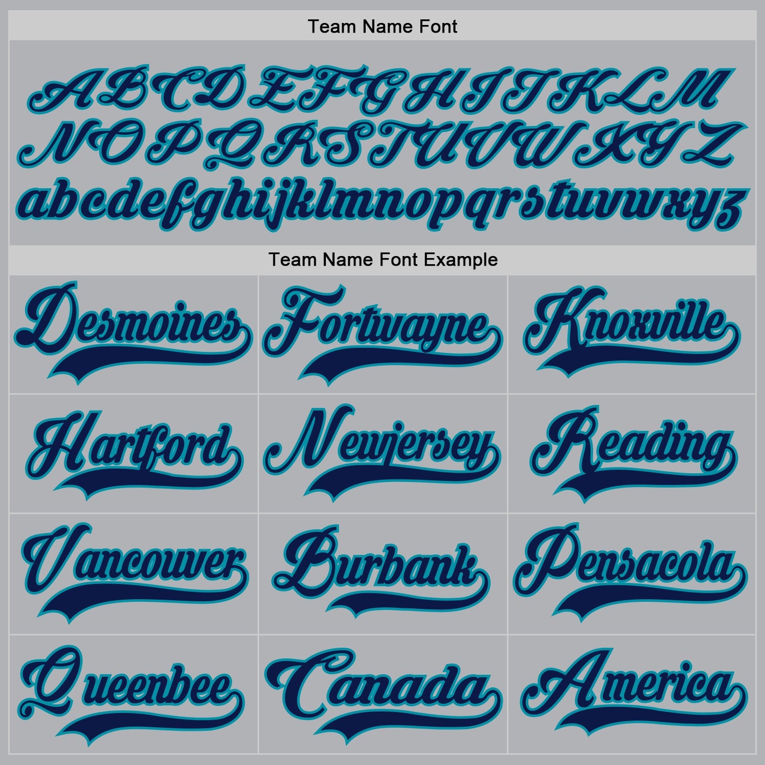 Custom Gray Navy-Teal Hockey Jersey - Sky-Custom