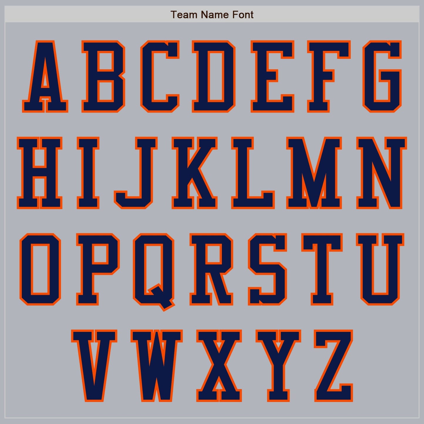 Custom Gray Navy-Orange Authentic Baseball Jersey - Sky-Custom