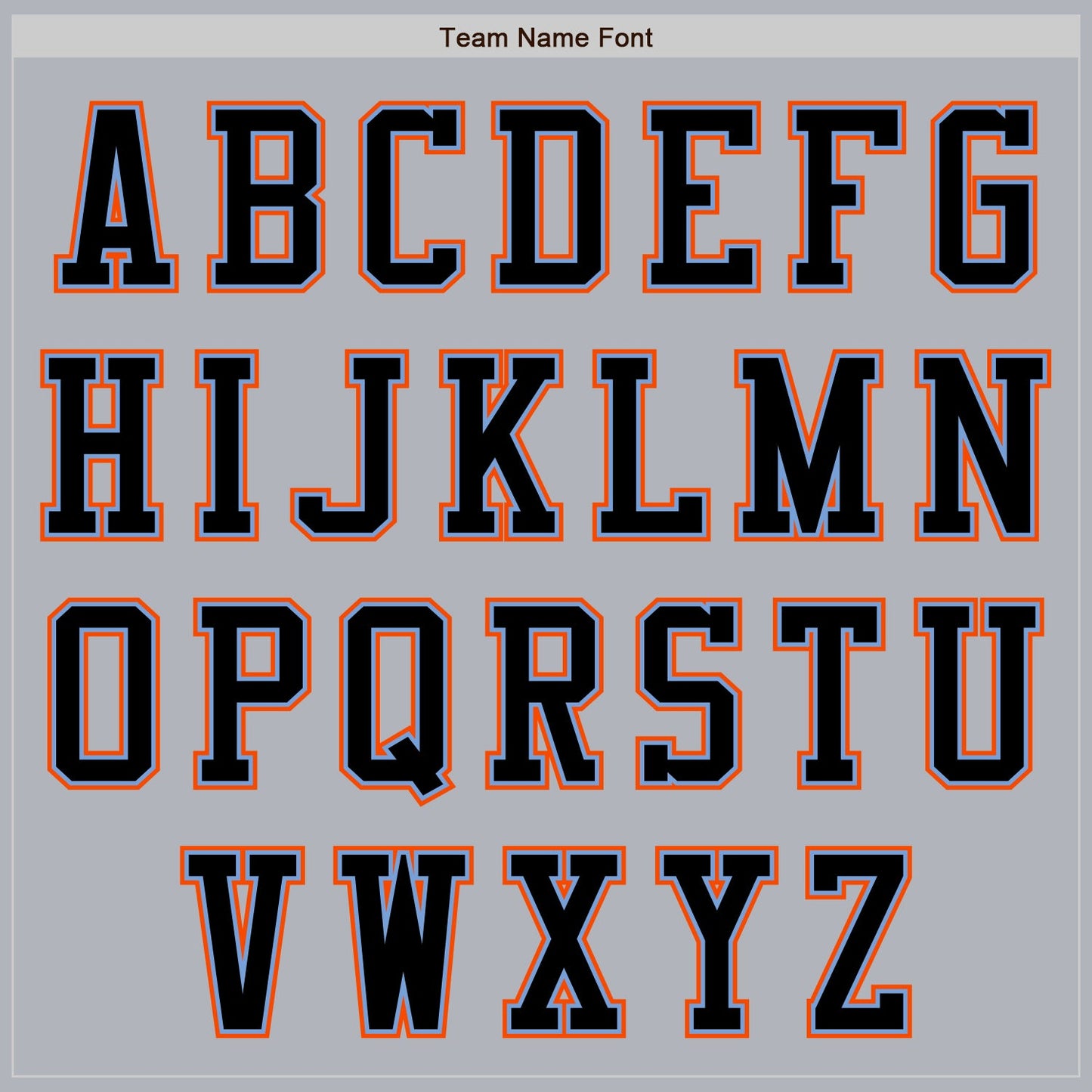 Custom Gray Black Powder Blue-Orange Authentic Baseball Jersey - Sky-Custom