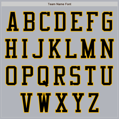 Custom Gray Black-Gold Authentic Baseball Jersey - Sky-Custom