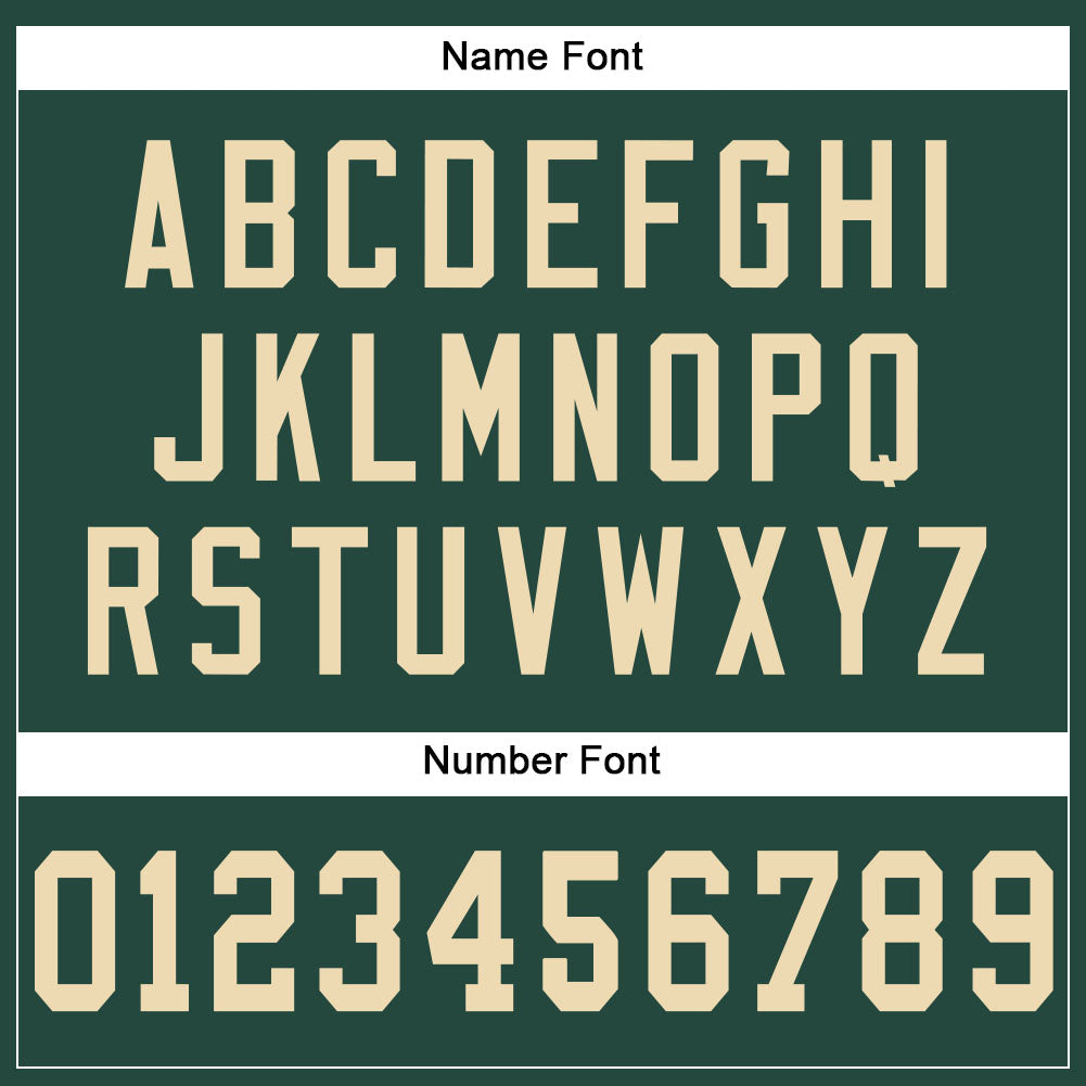 Custom Green Cream Mesh Authentic Football Jersey - Sky-Custom