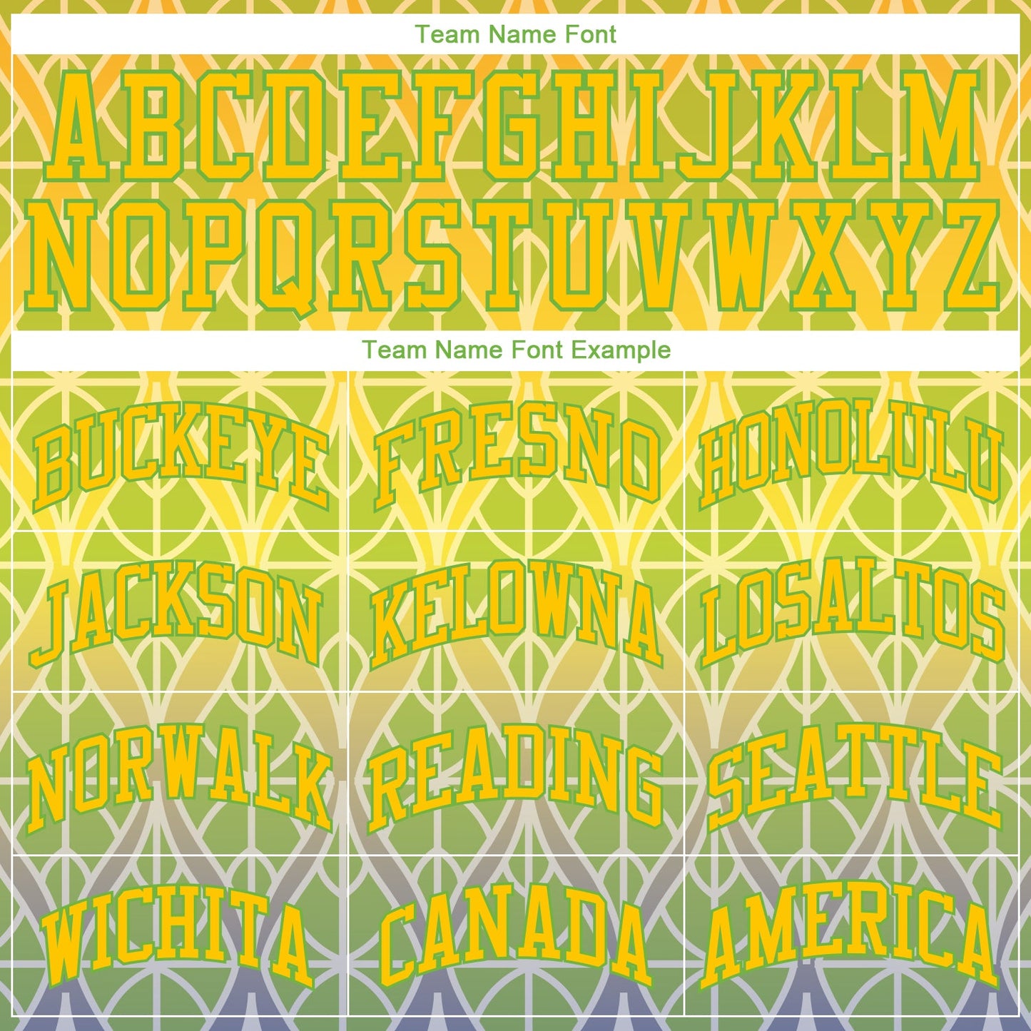 Custom Green Gold-Neon Green 3D Pattern Design Authentic Baseball Jersey - Sky-Custom