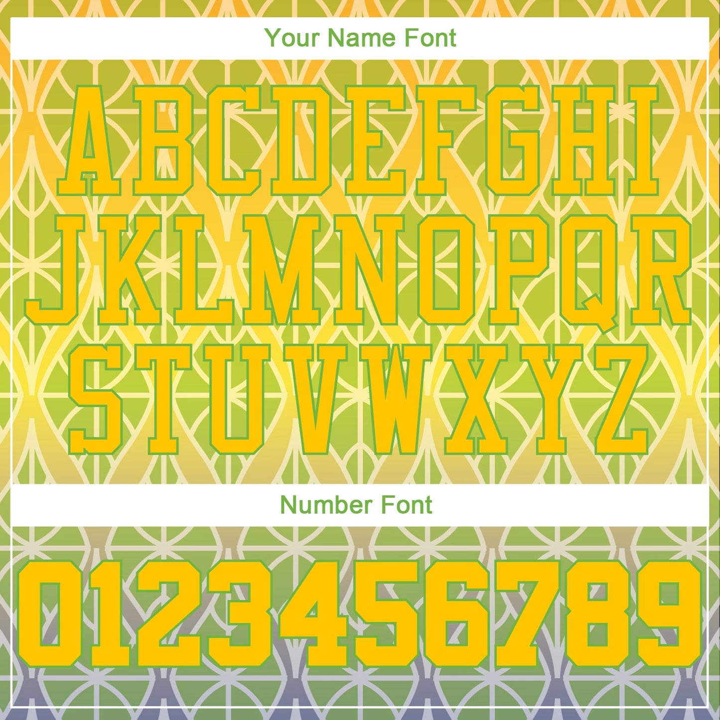 Custom Green Gold-Neon Green 3D Pattern Design Authentic Baseball Jersey - Sky-Custom