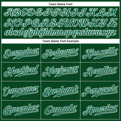 Custom Green Kelly Green-White Authentic Sleeveless Baseball Jersey - Sky-Custom