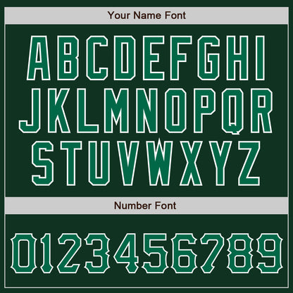 Custom Green Kelly Green-White Authentic Baseball Jersey - Sky-Custom