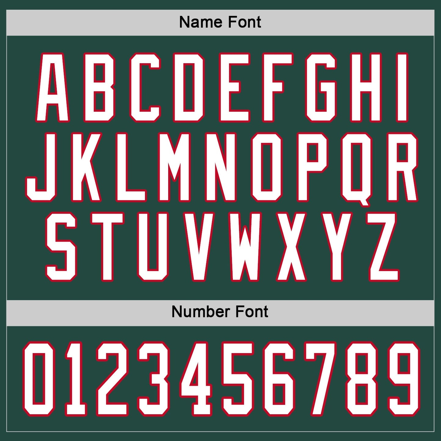Custom Green White-Red Hockey Jersey - Sky-Custom