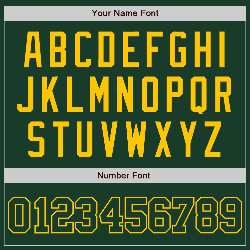 Custom Green Green-Gold Authentic Baseball Jersey - Sky-Custom