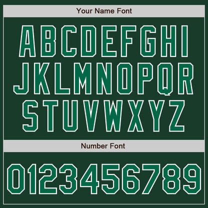 Custom Green Kelly Green-White Authentic Baseball Jersey - Sky-Custom