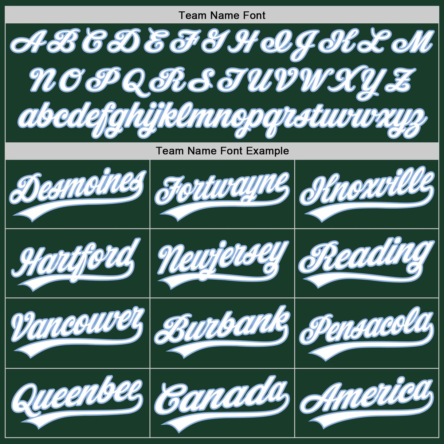 Custom Green White-Light Blue Authentic Baseball Jersey - Sky-Custom
