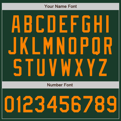 Custom Green Bay Orange Authentic Baseball Jersey - Sky-Custom