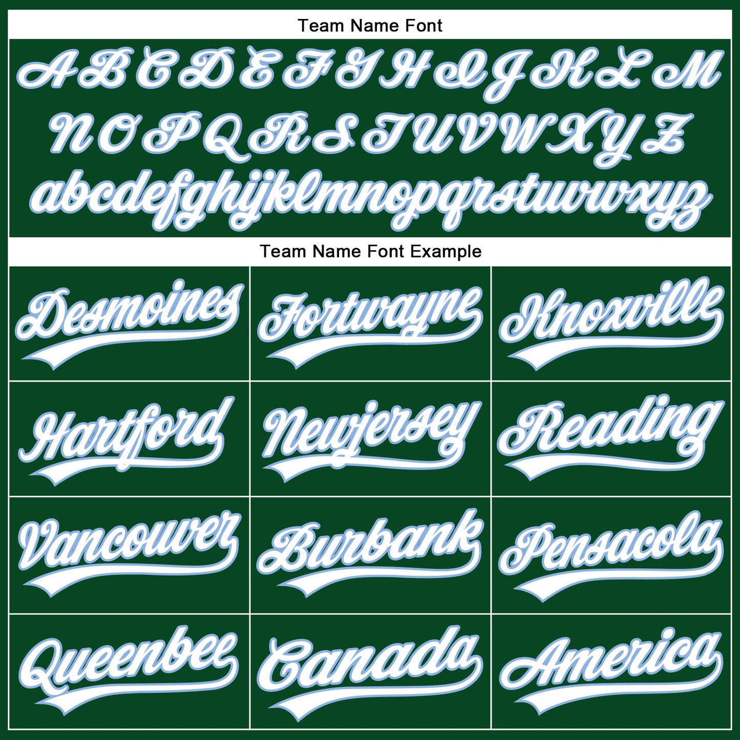 Custom Green White Pinstripe Light Blue Authentic Baseball Jersey - Sky-Custom